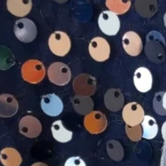 Black Sequined Sequins Dress Medium NEW NWT - Picture 6 of 6